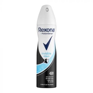 Жіночий аерозольний антиперспірант Rexona invisible aqua 150 мл