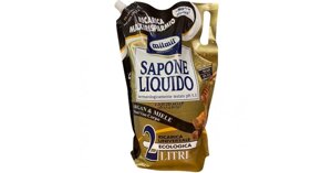 Рідке мило для гігієни MilMil Sapone Liquido Argan&Miele Maxi Refill Bag з арганом та медом Макс 2000мл