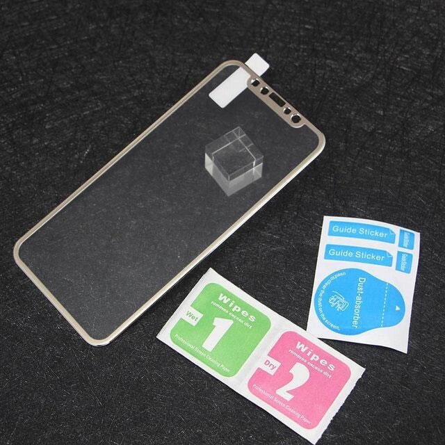 3D Metall захисне скло для iPhone X / XS / 11 Pro 5.8 "- Gold від компанії Інтернет-магазин "FotoUSB" - фото 1