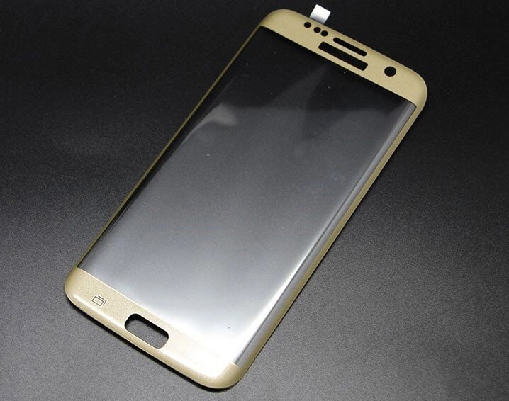 3D захисне скло для Samsung Galaxy S7 Edge (G935F) - Gold від компанії Інтернет-магазин "FotoUSB" - фото 1