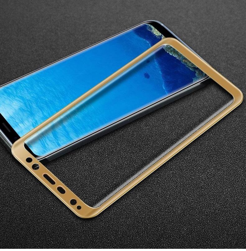3D захисне скло для Samsung Galaxy S8 Plus (SM-G955F) - Gold від компанії Інтернет-магазин "FotoUSB" - фото 1