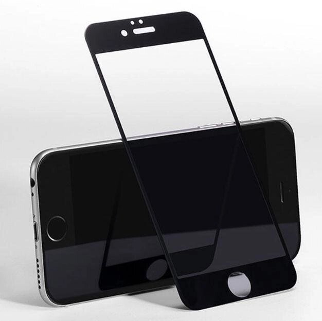 4D захисне скло для iPhone 6 / 6S - Black від компанії Інтернет-магазин "FotoUSB" - фото 1
