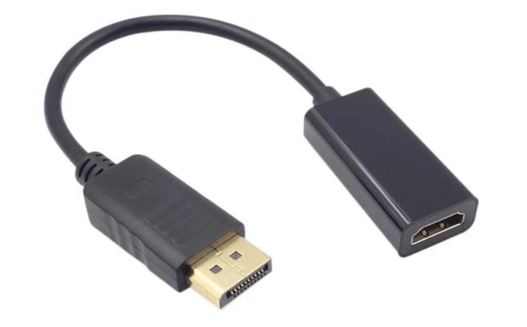Адаптер-перетворювач Displayport (DP) - HDMI, конвертер Display Port - HDMI від компанії Інтернет-магазин "FotoUSB" - фото 1
