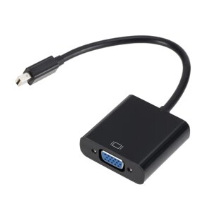 Адаптер-перетворювач Mini Display Port (Thunderbolt) - VGA -чорний)