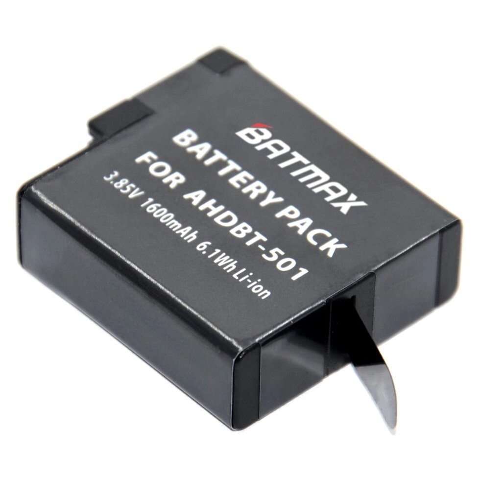 Акумулятор BATMAX для екшн-камери GoPro Hero 5 / Hero 6 / Hero 7 / Hero 8 (AHDBT-501 / AJBAT-001) від компанії Інтернет-магазин "FotoUSB" - фото 1