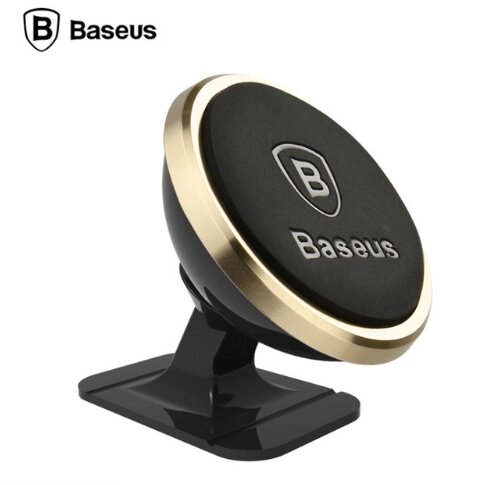 Автодержатель магнітний Baseus 360-degree Mount Holder Gold (SUGENT-NT0V) від компанії Інтернет-магазин "FotoUSB" - фото 1