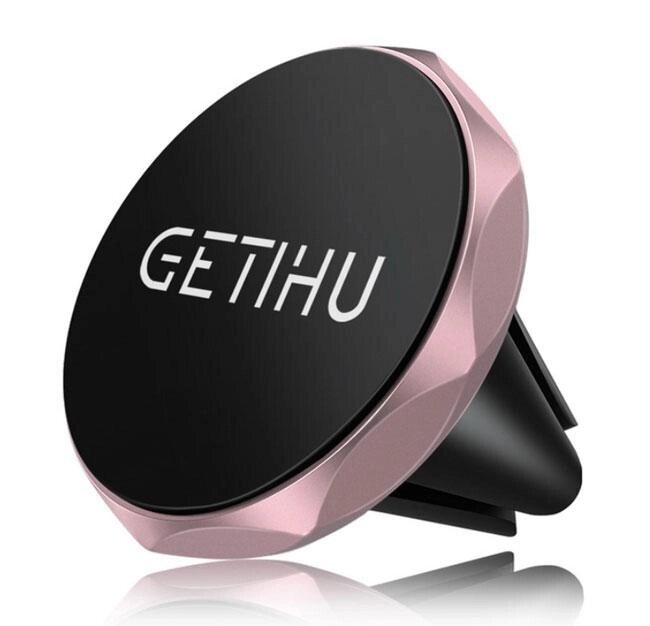 Автодержатель магнітний на вентиляційну решітку Getihu Air Vent - Rose Gold від компанії Інтернет-магазин "FotoUSB" - фото 1