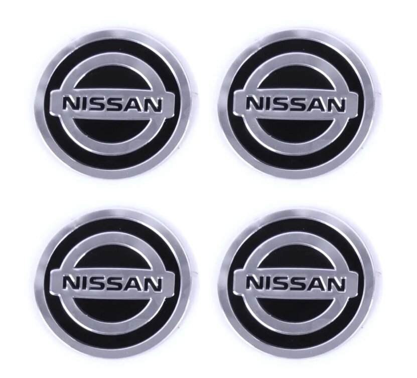 Автомобільна емблема Primo на ковпачок маточини колеса c логотипом Nissan - Black від компанії Інтернет-магазин "FotoUSB" - фото 1