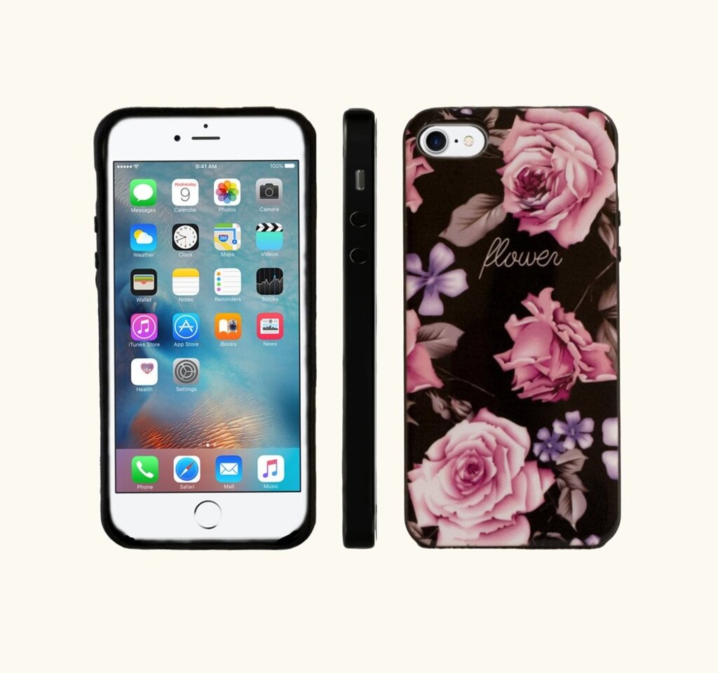 Бампер Primolux Flower Rose для Apple iPhone 7 / iPhone 8 від компанії Інтернет-магазин "FotoUSB" - фото 1