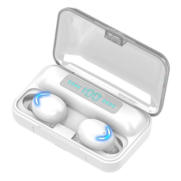 Бездротові навушники Primo F9 Bluetooth V5.0 з мікрофоном - White від компанії Інтернет-магазин "FotoUSB" - фото 1