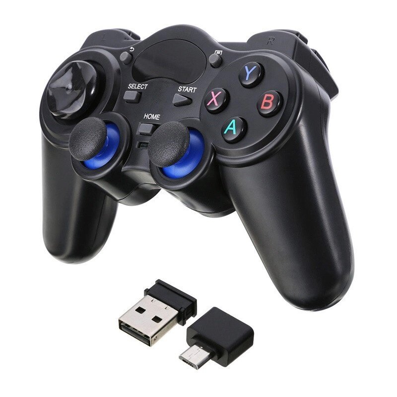 Бездротовий геймпад джойстик Primo Game для Android TV Box, Smart TV, планшета + перехідник microUSB-USB від компанії Інтернет-магазин "FotoUSB" - фото 1