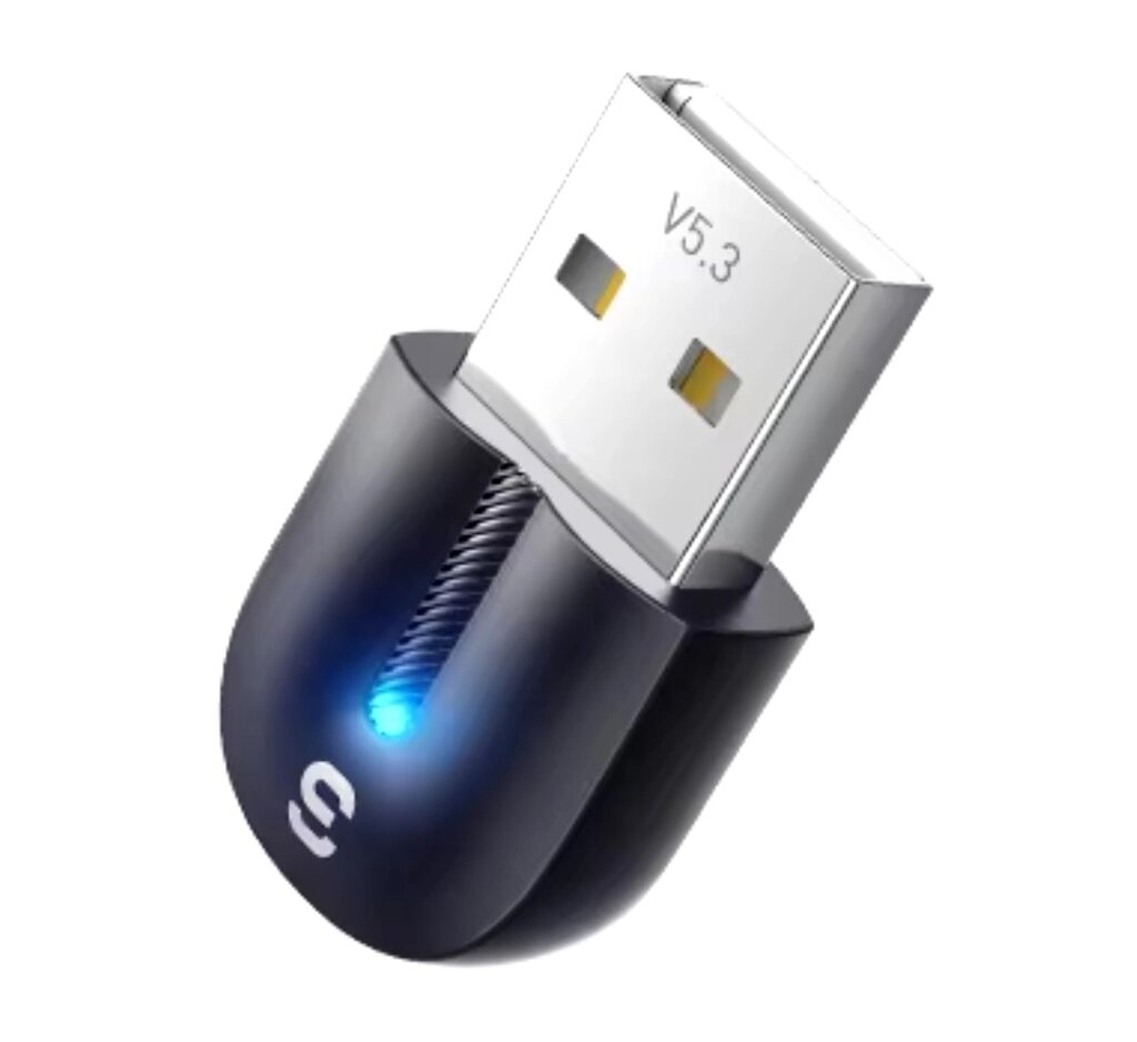 Bluetooth USB адаптер Essager ES-BT13 V5.3 для комп'ютера, ноутбука від компанії Інтернет-магазин "FotoUSB" - фото 1