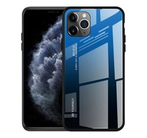 Чохол бампер Primolux Gradient Glass для Apple iPhone 11 Pro - Blue