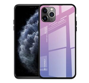 Чохол бампер Primolux Gradient Glass для Apple iPhone 11 Pro - Pink