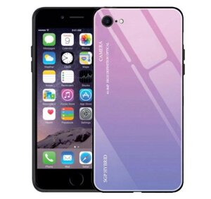 Чохол бампер Primolux Gradient Glass для Apple iPhone 7 / iPhone 8 - Pink