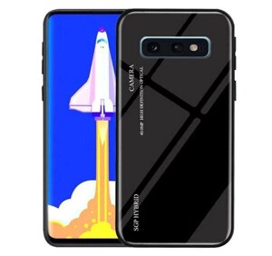 Чехол бампер Primolux Gradient Glass для Samsung Galaxy S10e (SM-G970) - Black