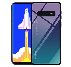 Чехол бампер Primolux Gradient Glass для Samsung Galaxy S10e (SM-G970) - Purple