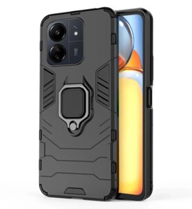 Чохол бампер Primolux Ring Armor для Xiaomi Redmi 13C / Poco C65 - Black