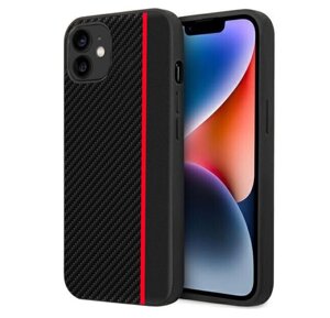 Чохол накладка Primolux CFC для Apple iPhone 12 / iPhone 12 Pro - Black & Red