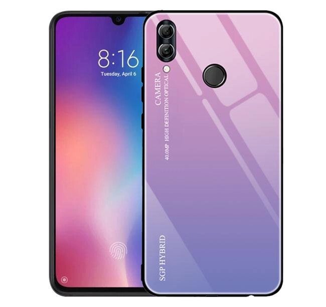 Чохол бампер Primolux Gradient Glass для Huawei P Smart 2019 / Honor 10 Lite - Pink від компанії Інтернет-магазин "FotoUSB" - фото 1