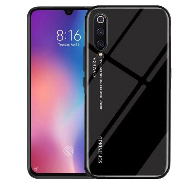 Чохол бампер Primolux Gradient Glass для Xiaomi Mi 9 Black від компанії Інтернет-магазин "FotoUSB" - фото 1