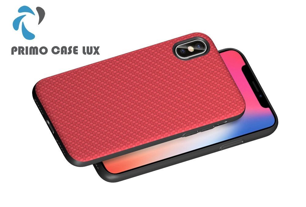 Чохол накладка Primolux Case Lux для Apple iPhone X / iPhone XS Red від компанії Інтернет-магазин "FotoUSB" - фото 1