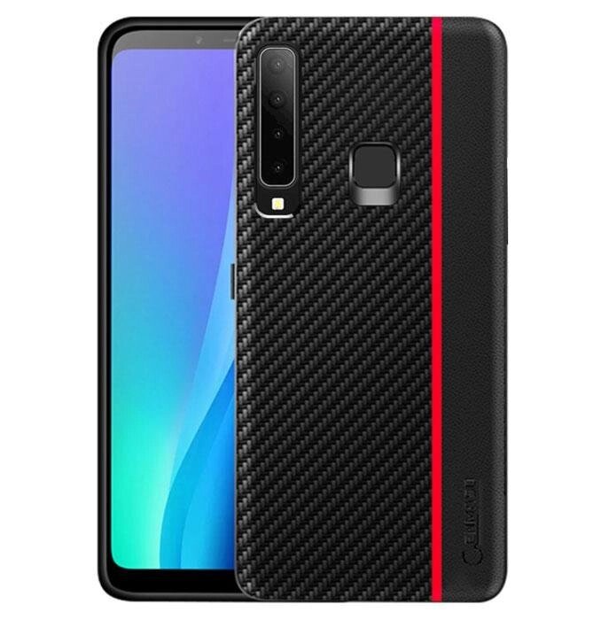 Чохол накладка Primolux Cenmaso для Samsung Galaxy A9 2018 (SM-A950) - Black & Red від компанії Інтернет-магазин "FotoUSB" - фото 1