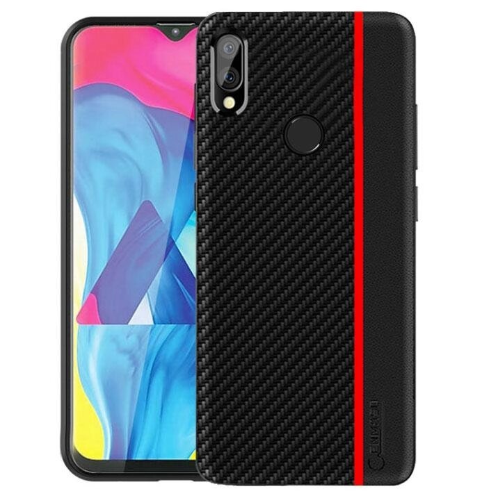 Чохол накладка Primolux Cenmaso для Xiaomi Redmi Note 7 / Note 7 Pro - Black & Red від компанії Інтернет-магазин "FotoUSB" - фото 1