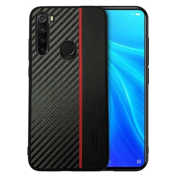 Чохол накладка Primolux Cenmaso Xiaomi Redmi Note 8 - Black & Red від компанії Інтернет-магазин "FotoUSB" - фото 1