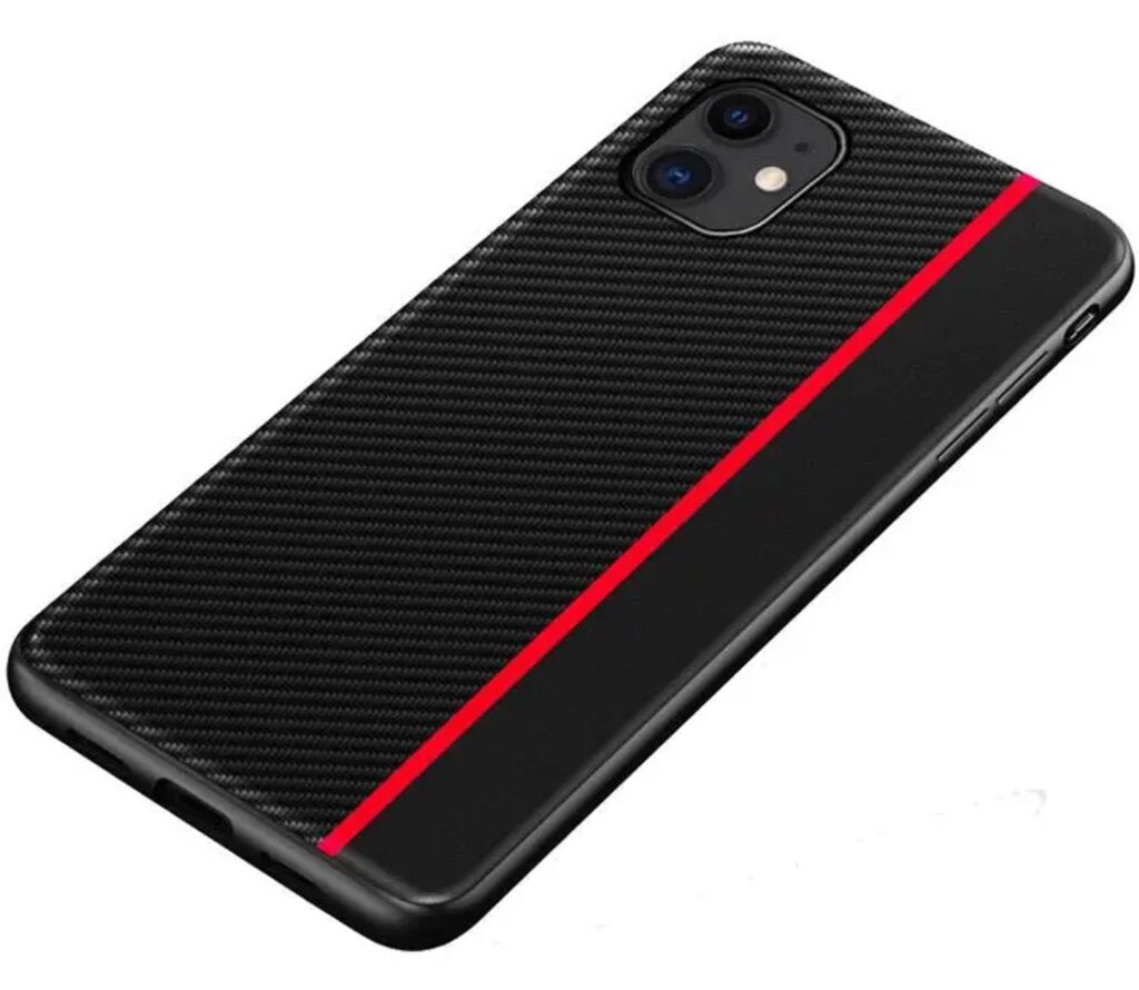 Чохол накладка Primolux CFC для Apple iPhone 11 - Black & Red від компанії Інтернет-магазин "FotoUSB" - фото 1