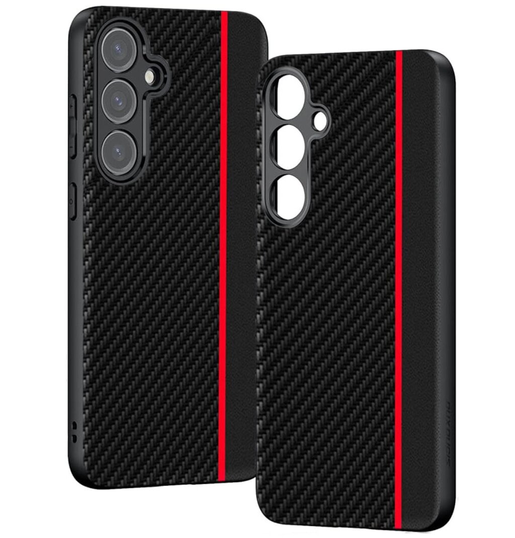 Чохол накладка Primolux CFC для Samsung Galaxy S24 Plus (SM-S926) - Black&Red від компанії Інтернет-магазин "FotoUSB" - фото 1