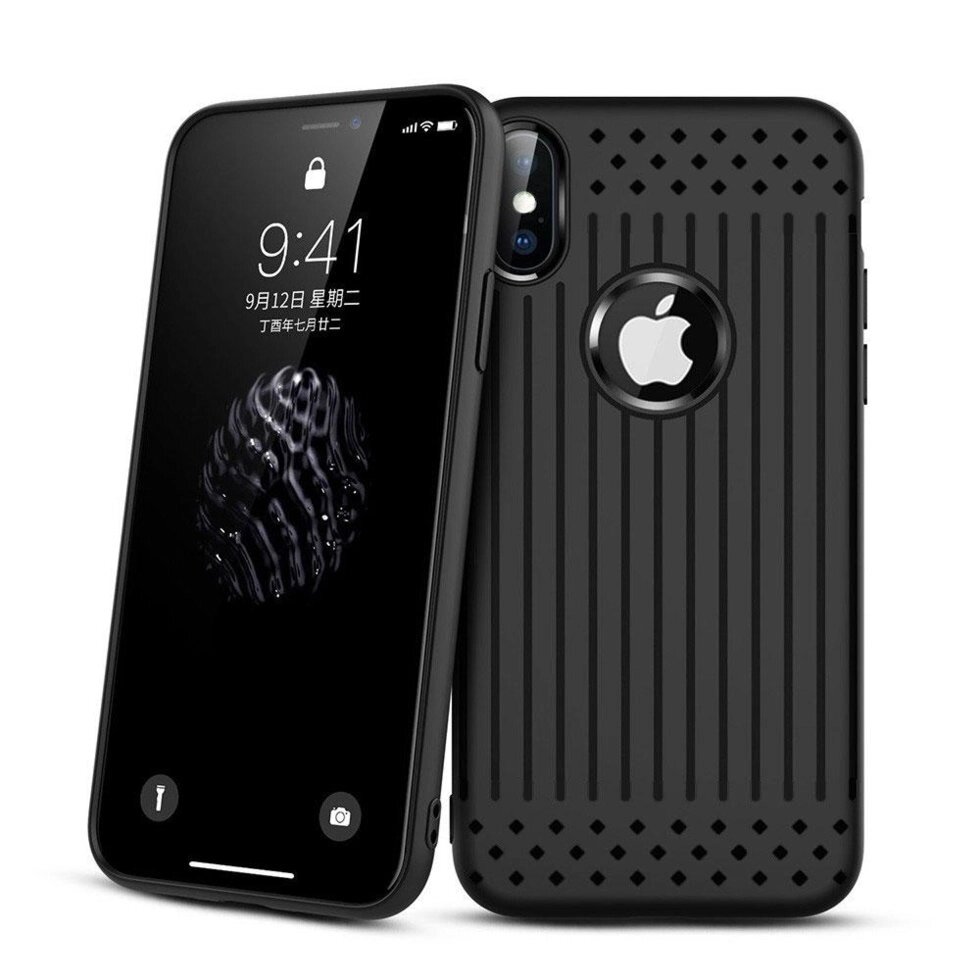 Чохол накладка Primolux Shell TPU для Apple iPhone X / iPhone XS Black від компанії Інтернет-магазин "FotoUSB" - фото 1