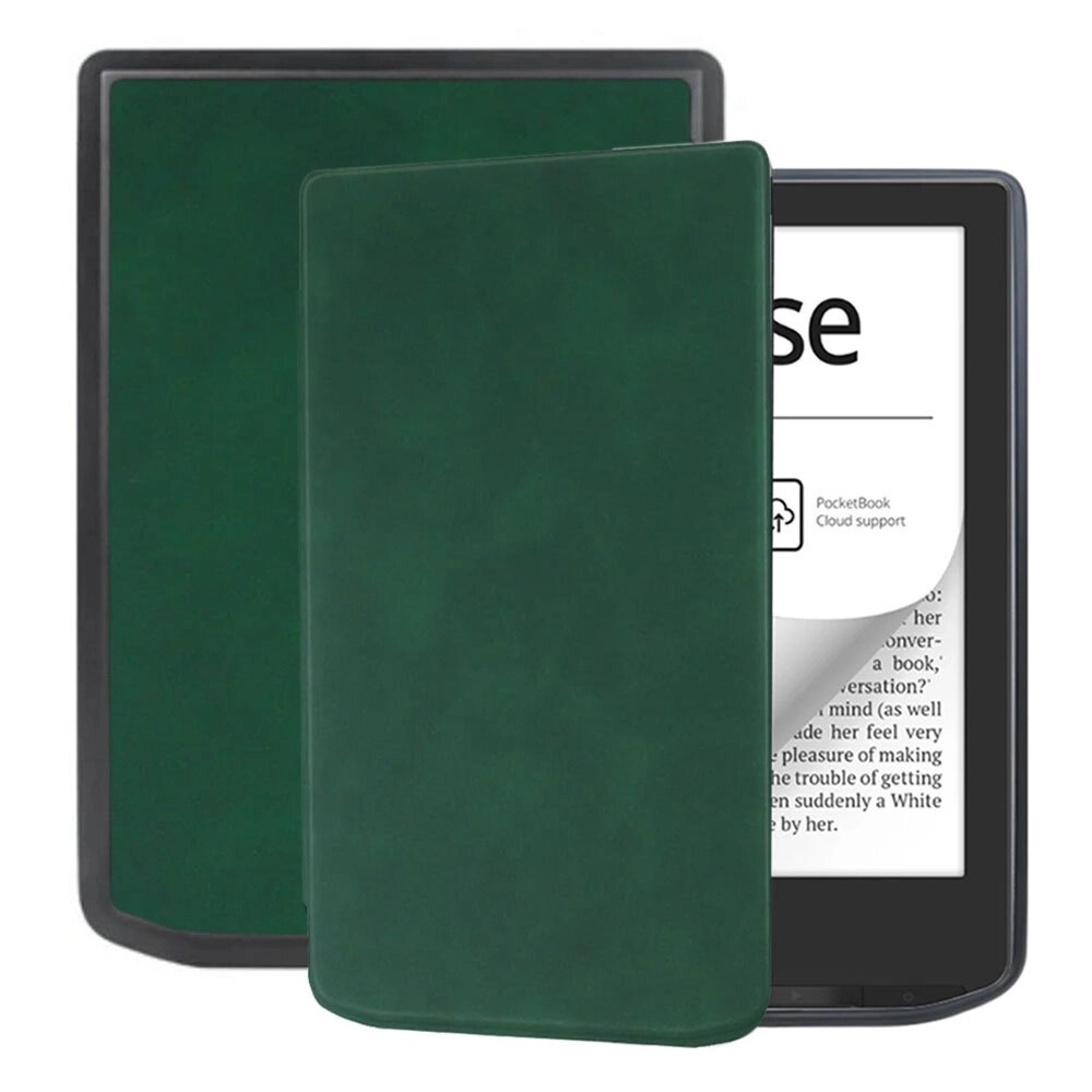 Чохол обкладинка Primolux TPU для електронної книги PocketBook 629 Verse / PocketBook 634 Verse Pro - Dark Green від компанії Інтернет-магазин "FotoUSB" - фото 1