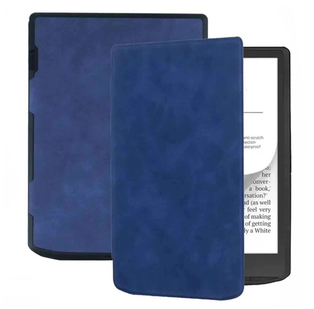 Чохол обкладинка Primolux TPU для електронної книги PocketBook 743 InkPad 4 - Dark Blue від компанії Інтернет-магазин "FotoUSB" - фото 1
