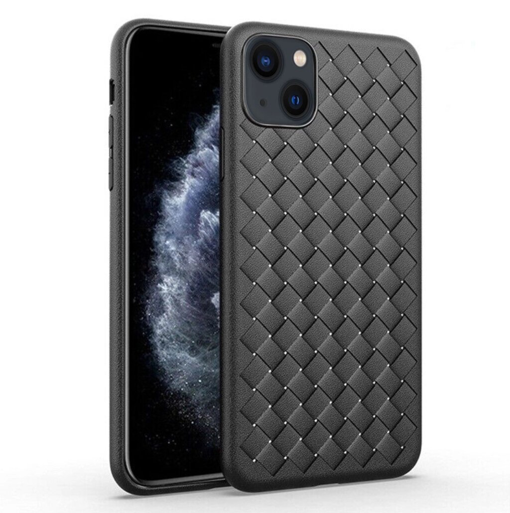 Чохол Primo BV Weaving для телефона Apple iPhone 13 - Black від компанії Інтернет-магазин "FotoUSB" - фото 1