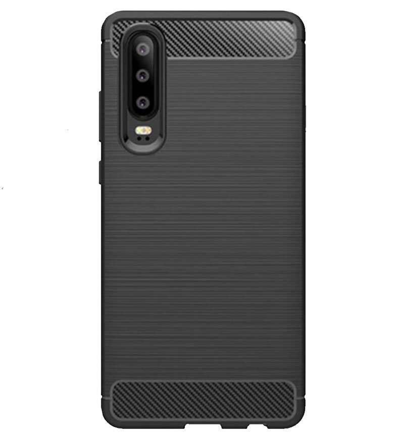 Чохол Primolux Carbon Fiber Series для Huawei P30 - Black від компанії Інтернет-магазин "FotoUSB" - фото 1