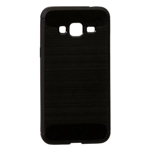 Чохол Primolux Carbon Fiber Series для Samsung J3 2016 (SM-J310 / SM-J320) - Black від компанії Інтернет-магазин "FotoUSB" - фото 1