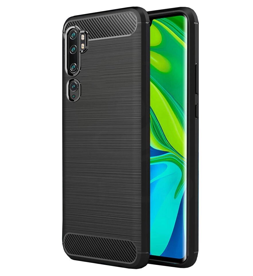 Чохол Primolux Carbon Fiber Series для Xiaomi Mi Note 10 / Mi CC9 Pro - Black від компанії Інтернет-магазин "FotoUSB" - фото 1