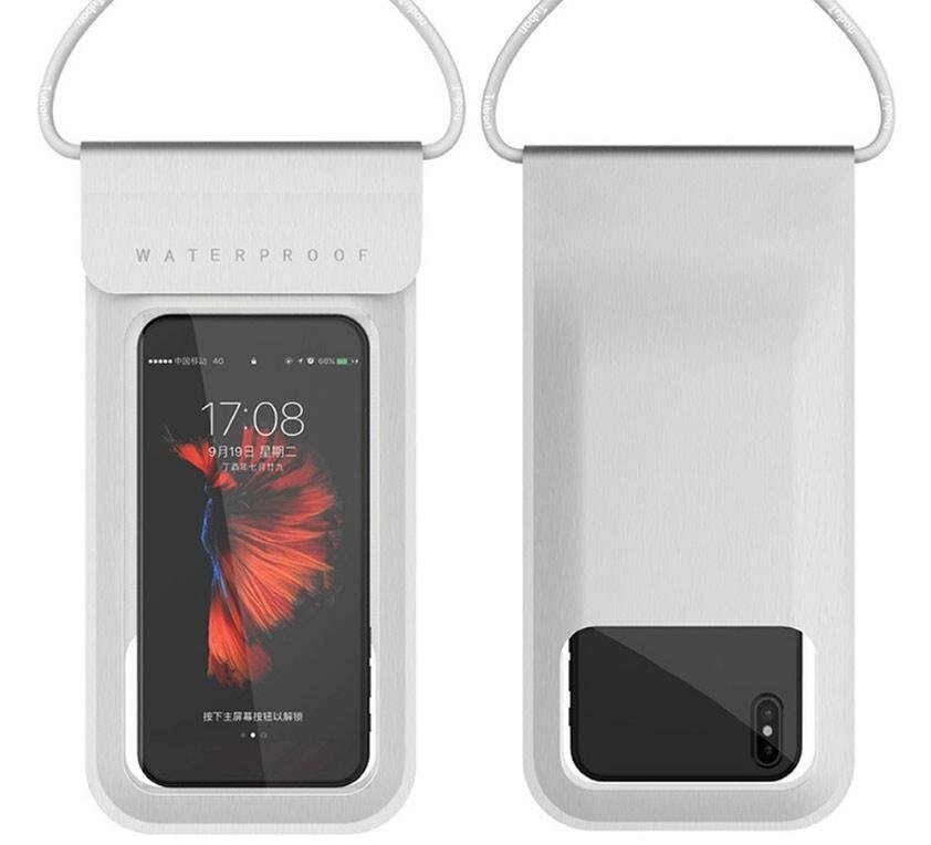 Чохол Primolux Diver водонепроникний універсальний для смартфонів до 6.0 "- Silver від компанії Інтернет-магазин "FotoUSB" - фото 1