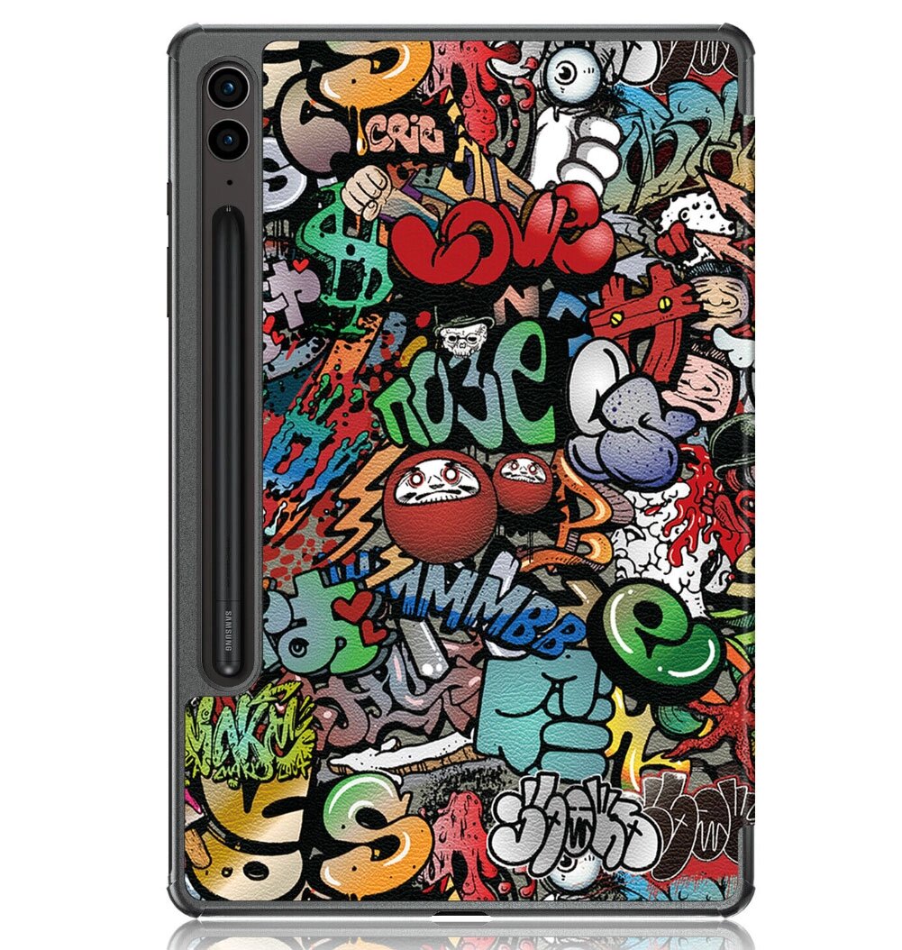 Чохол Primolux Slim для планшета Samsung Galaxy Tab S9 FE Plus (SM-X610 / SM-X616) - Graffiti від компанії Інтернет-магазин "FotoUSB" - фото 1