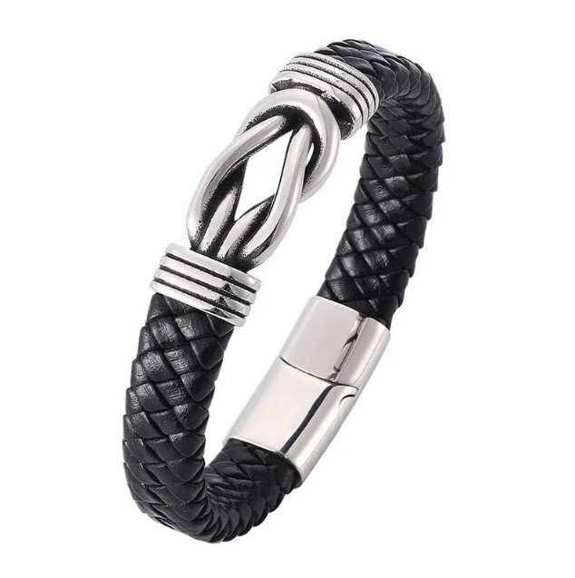 Чоловічий браслет Primo Rock Knot - Black від компанії Інтернет-магазин "FotoUSB" - фото 1