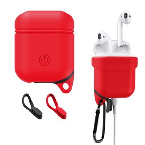 Силіконовий чохол Primo Sherp для Apple AirPods - Red