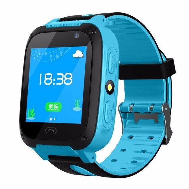 Дитячі розумні годинник Primo S4 з функцією телефону Blue від компанії Інтернет-магазин "FotoUSB" - фото 1