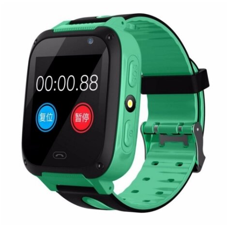 Дитячі розумні годинник Primo S4 з функцією телефону Green від компанії Інтернет-магазин "FotoUSB" - фото 1