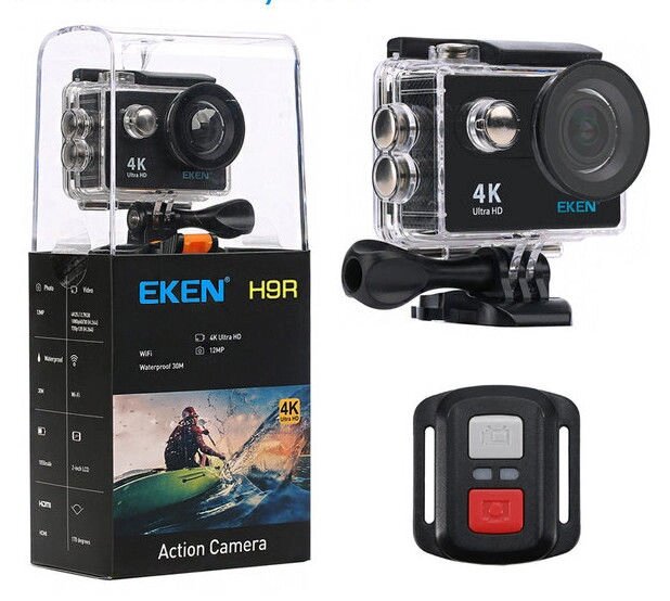 Екшн камера EKEN H9R V2.0 ULTRA HD 4K WI-FI + Пульт від компанії Інтернет-магазин "FotoUSB" - фото 1