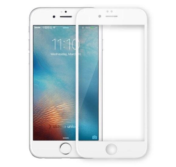 Full Cover захисне скло для iPhone 6 / 6S - White від компанії Інтернет-магазин "FotoUSB" - фото 1