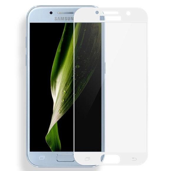 Full Cover захисне скло для Samsung Galaxy A3 2017 (SM-A320) - White від компанії Інтернет-магазин "FotoUSB" - фото 1