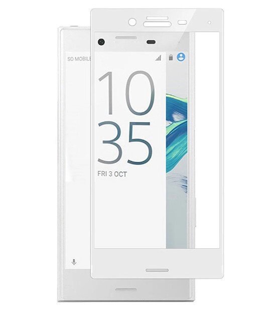 Full Cover захисне скло для Sony X Compact (F5321) - White від компанії Інтернет-магазин "FotoUSB" - фото 1
