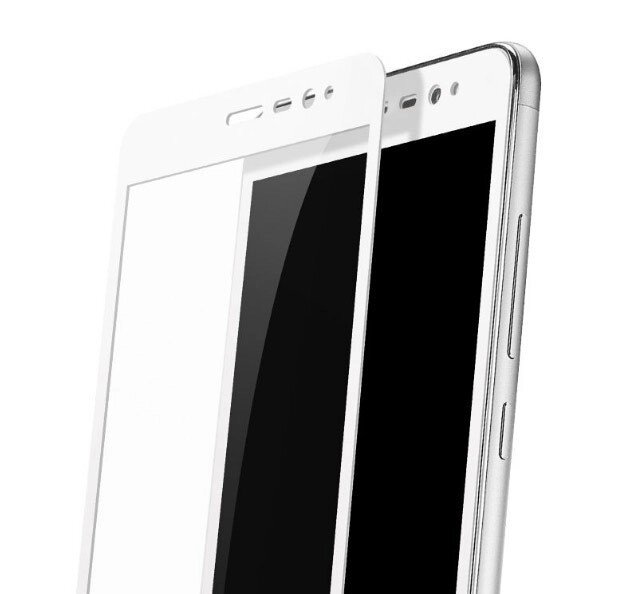 Full Cover захисне скло для Xiaomi Redmi Note 3 / Redmi Note 3 Pro - White від компанії Інтернет-магазин "FotoUSB" - фото 1