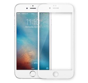 Full Cover захисне скло для iPhone 6 Plus 5.5 "White